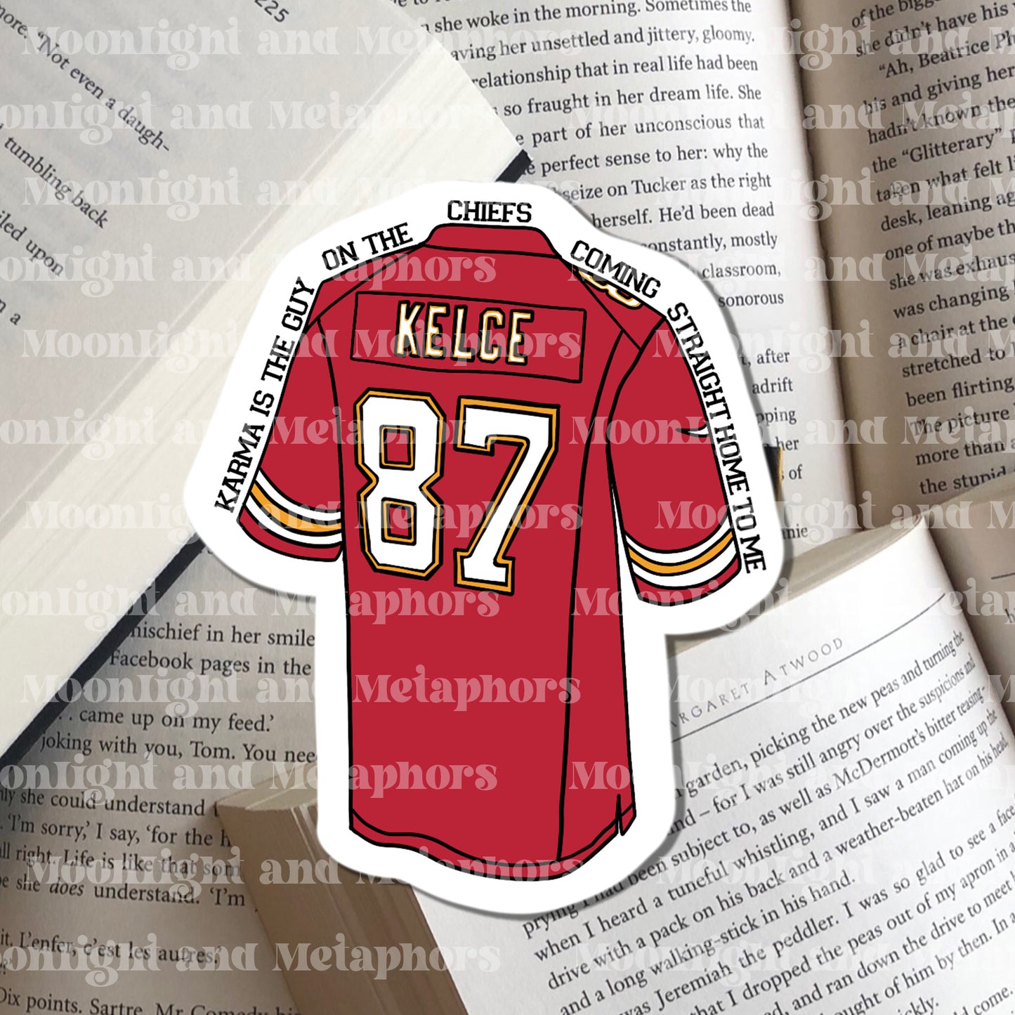 Karma is the guy on the Chiefs | Taylor Swift Inspired Sticker