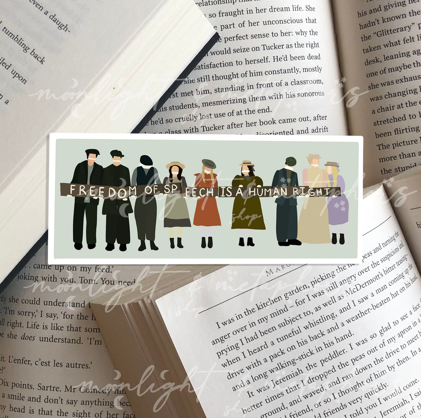 Freedom of Speech is a Human Right | Anne of Green Gables / AWAE Sticker