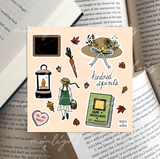 Anne Sticker Sheet | Anne of Green Gables Sticker