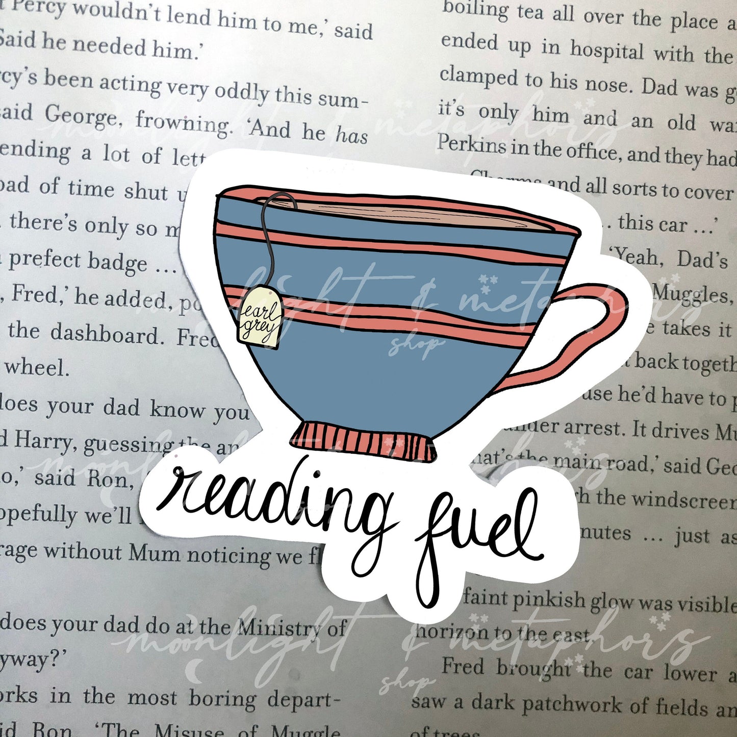 Reading Fuel Tea Sticker