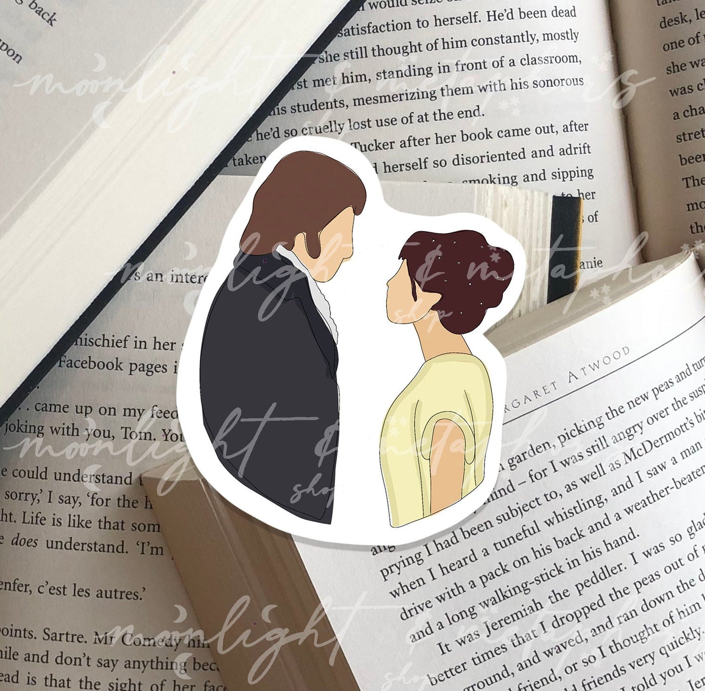 Darcy and Elizabeth Pride & Prejudice Sticker