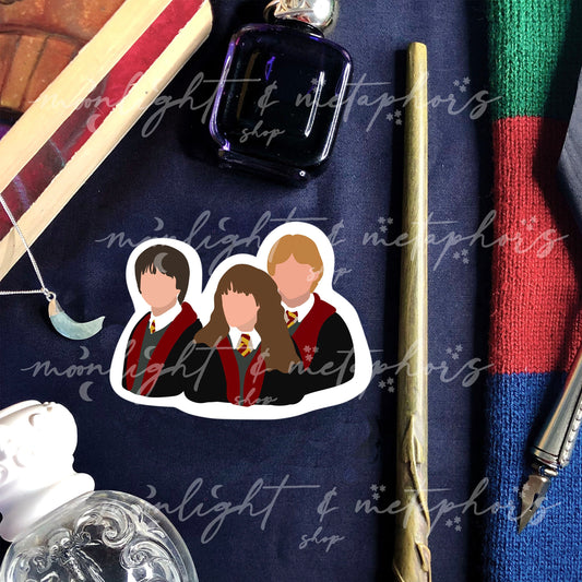 Golden Trio Sticker