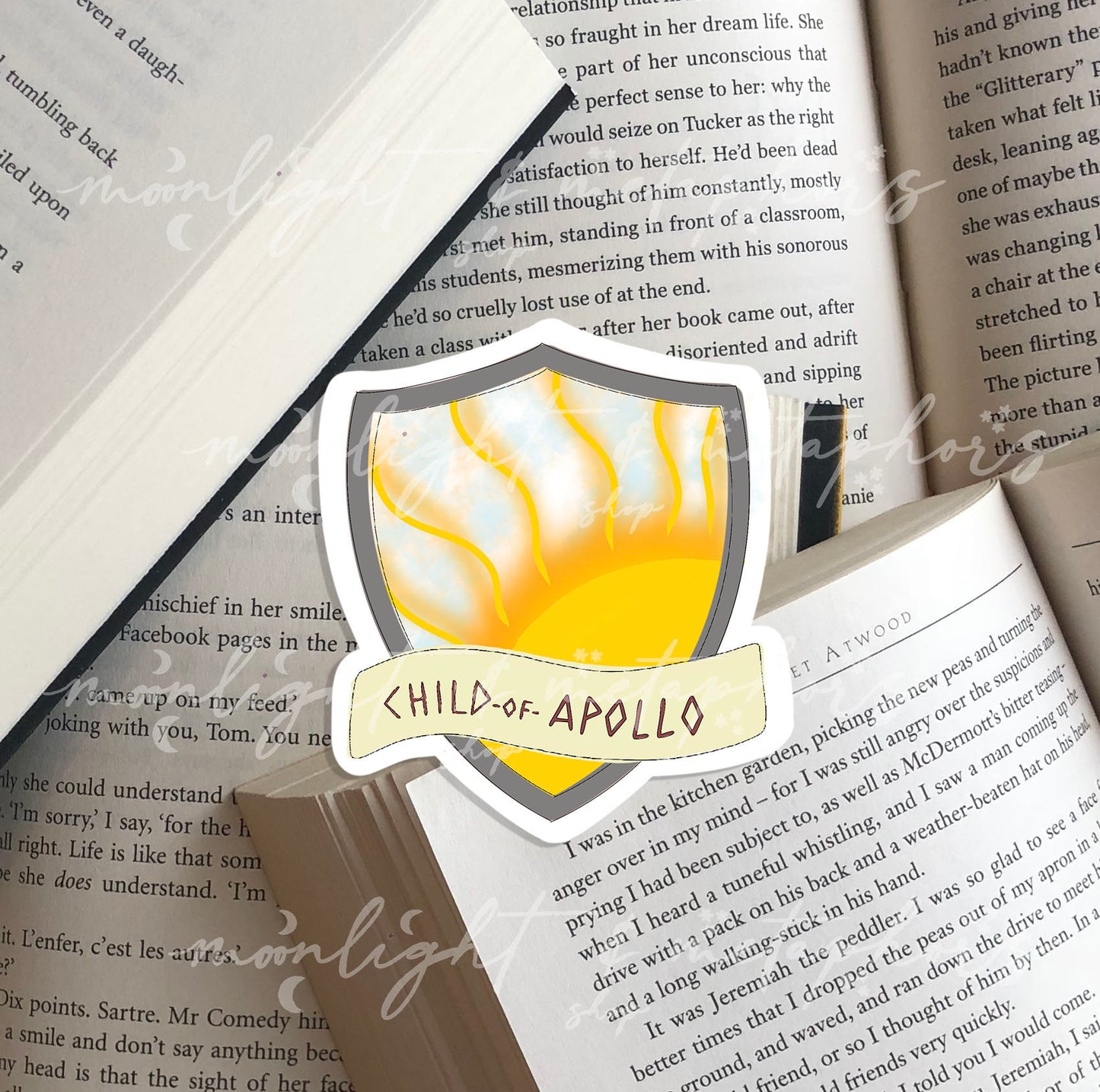 Child of a Greek God Sticker | Zeus, Poseidon, Hades, Athena, Hermes, Hephaestus, Aphrodite, Apollo, Ares, Demeter