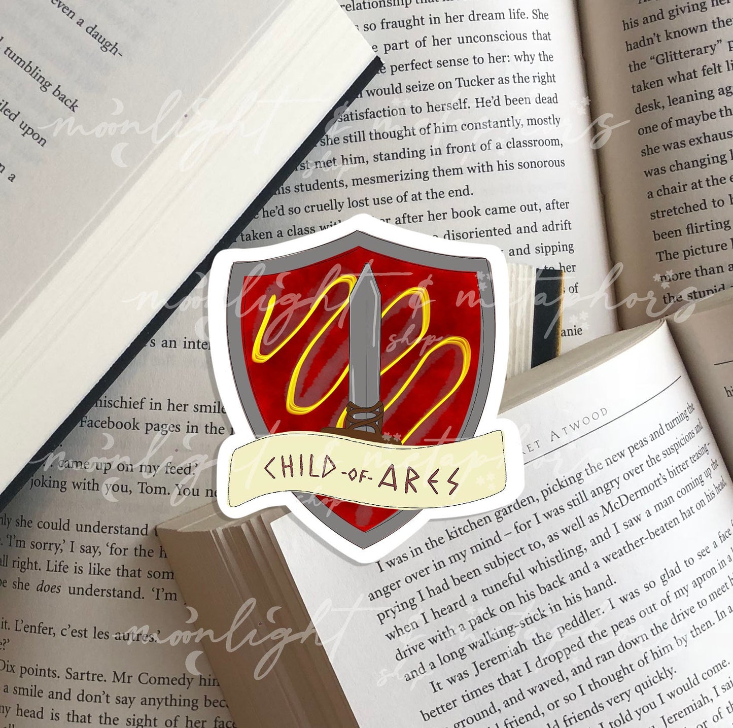 Child of a Greek God Sticker | Zeus, Poseidon, Hades, Athena, Hermes, Hephaestus, Aphrodite, Apollo, Ares, Demeter