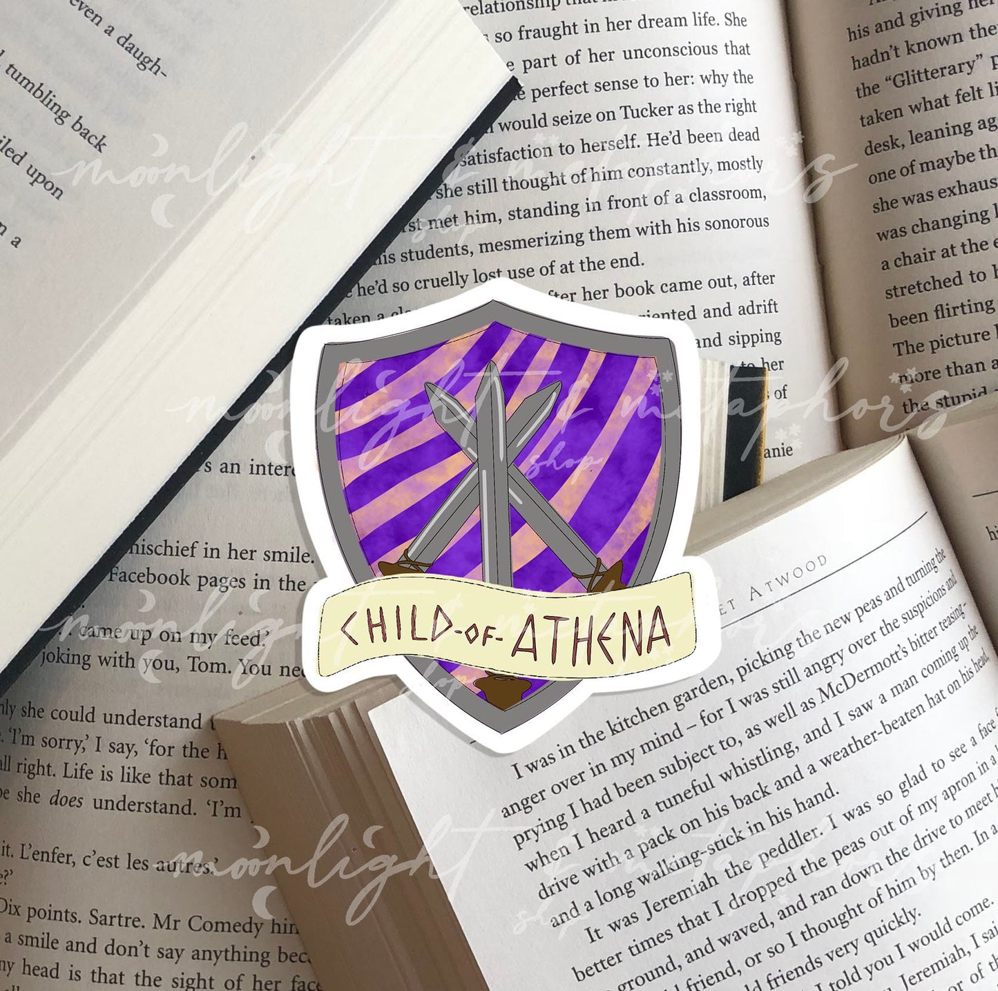 Child of a Greek God Sticker | Zeus, Poseidon, Hades, Athena, Hermes, Hephaestus, Aphrodite, Apollo, Ares, Demeter