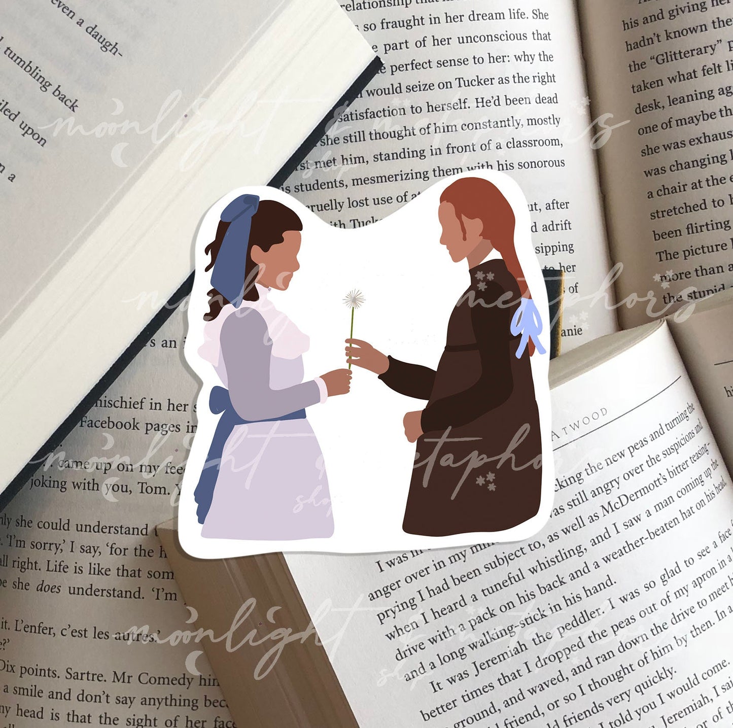 Anne & Diana | Anne of Green Gables Sticker