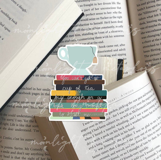 C.S. Lewish Bookish Quote Sticker