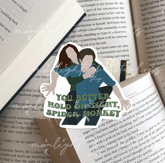 Bella & Edward | Spider Monkey Quote | Twilight Sticker