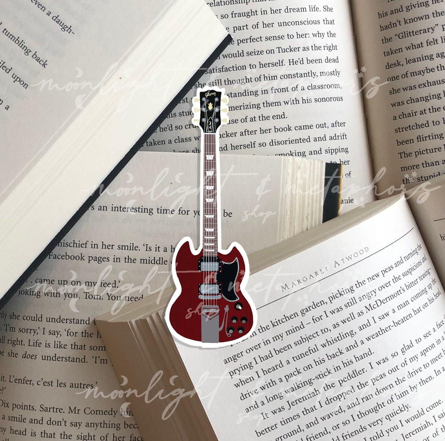 Jake Kiszka's Guitar | Gibson Les Paul SG | Greta Van Fleet Sticker