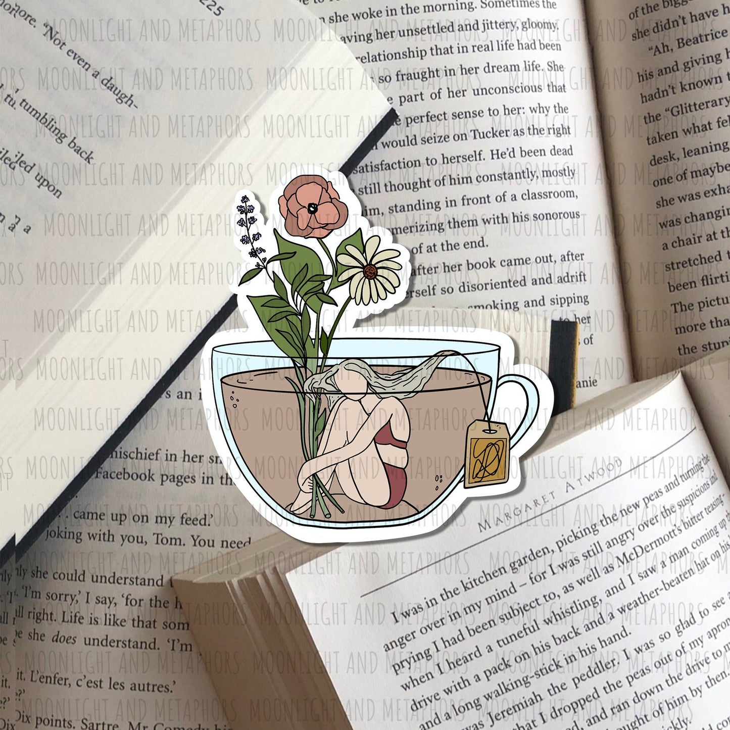 Floral Teacup Sticker