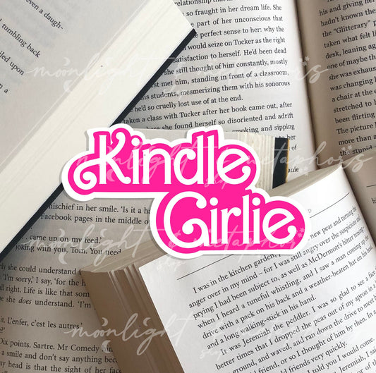 Kindle Girlie Sticker