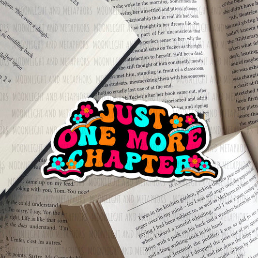 Just One More Chapter Sticker