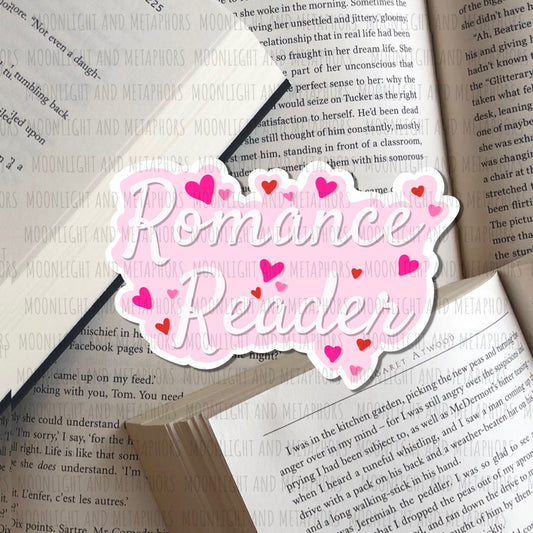 Romance Reader Sticker